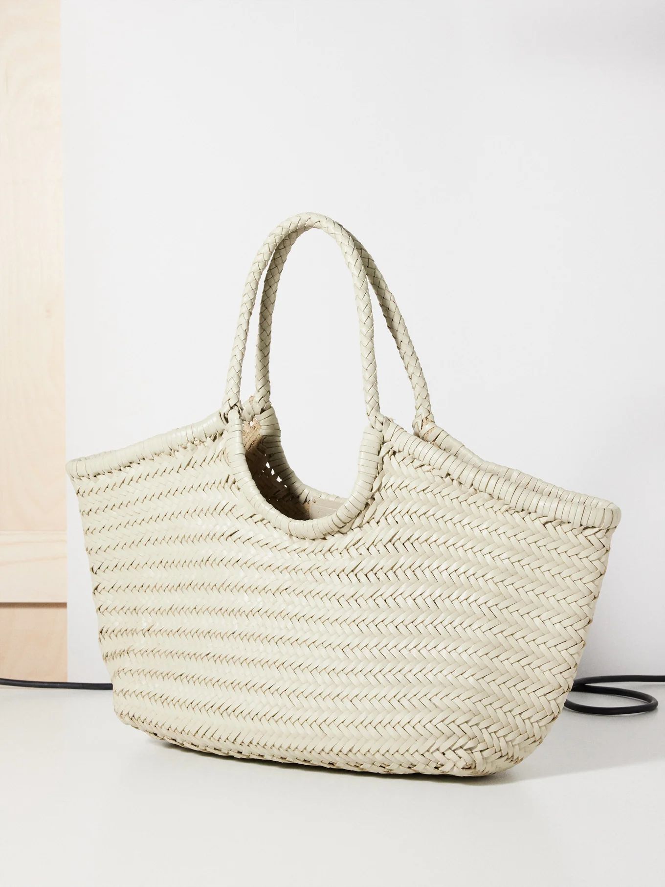 Nantucket large woven-leather basket bag | Dragon Diffusion | Matches (US)