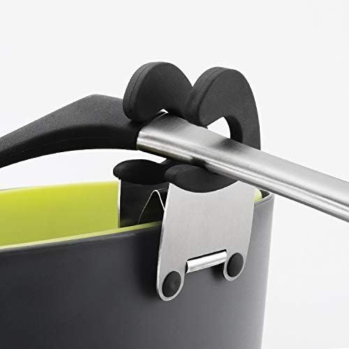 Pot Clip/Stainless steel pot holder,for Spoon Rest Silicone and Stainless Steel Anti-Scald Grip Easy | Amazon (US)