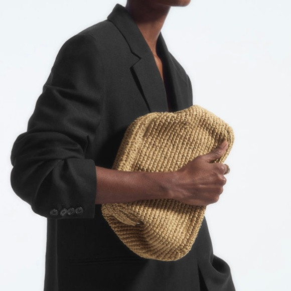COPY - Cos Raffia Clutch bag | Poshmark