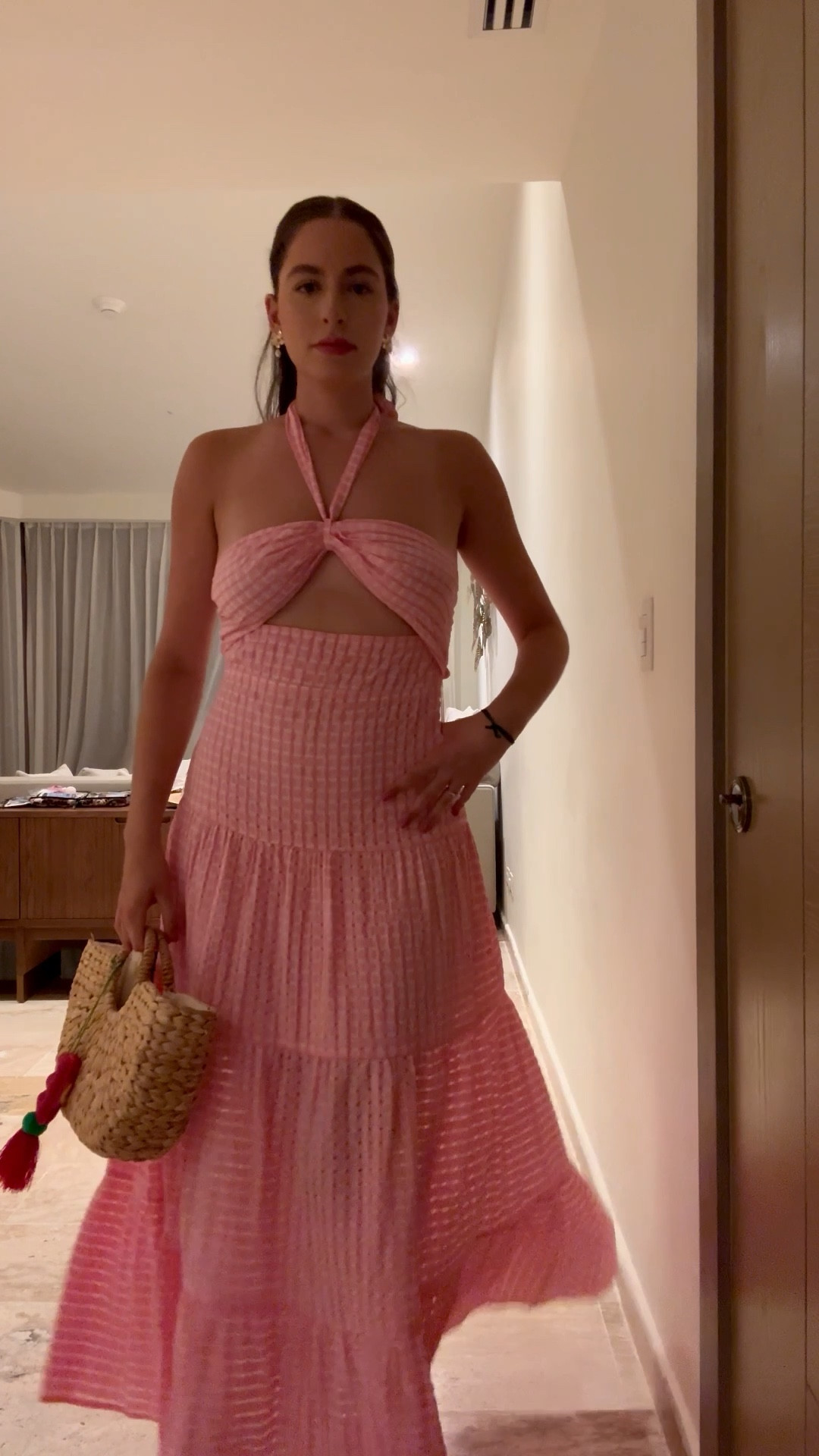 Vacation, beach vacation, vacay, beach vacay, maxi dress, midi dress, cut out dress, Dominican Republic, straw bag, straw clutch, Sarah flint, sandals, wrap up sandals 

#LTKTravel #LTKSwim #LTKTall