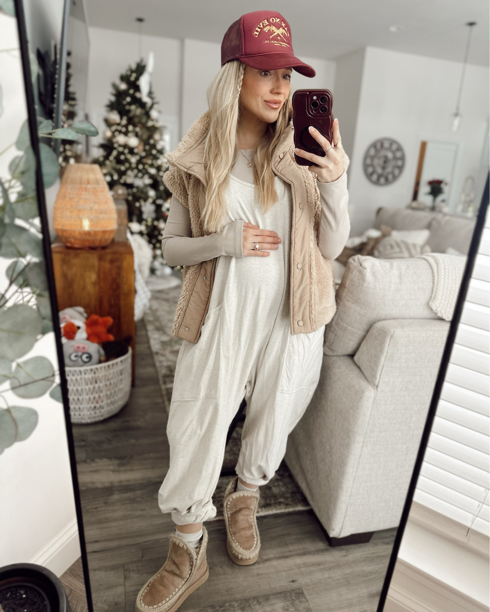 What I’m living in in my second trimester! This jumpsuit is 10/10 for a pregnant girl and postpartum girlie! Size XS!! 

#LTKBaby #LTKootd #LTKBump