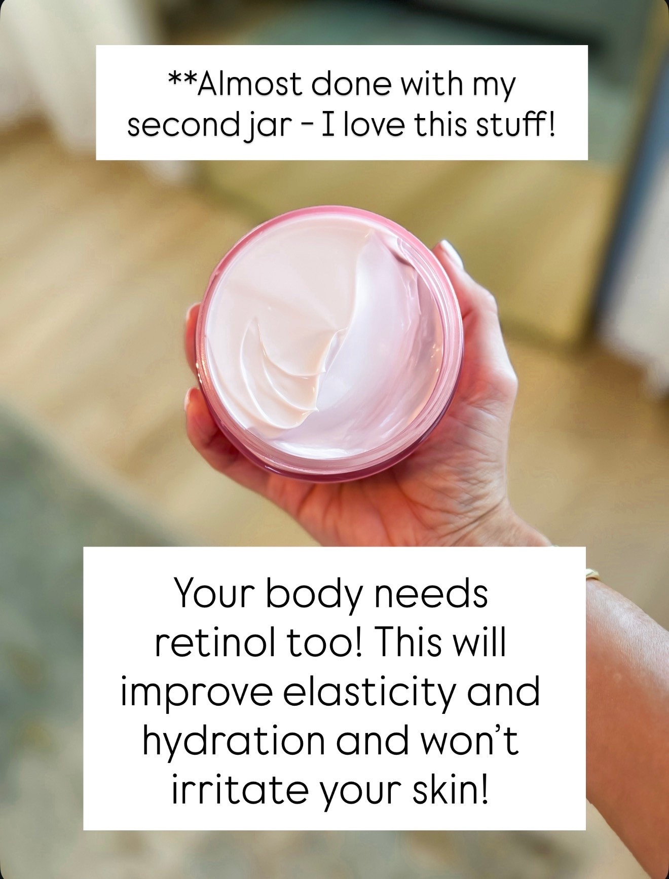 I love this body retinol lotion! It doesn’t really have a smell so it’s great if you’re sensitive to fragrance! This will improve your skin’s elasticity and hydration. I apply all over my body at night!

#LTKmorningroutine #LTKselfcare #LTKBeauty