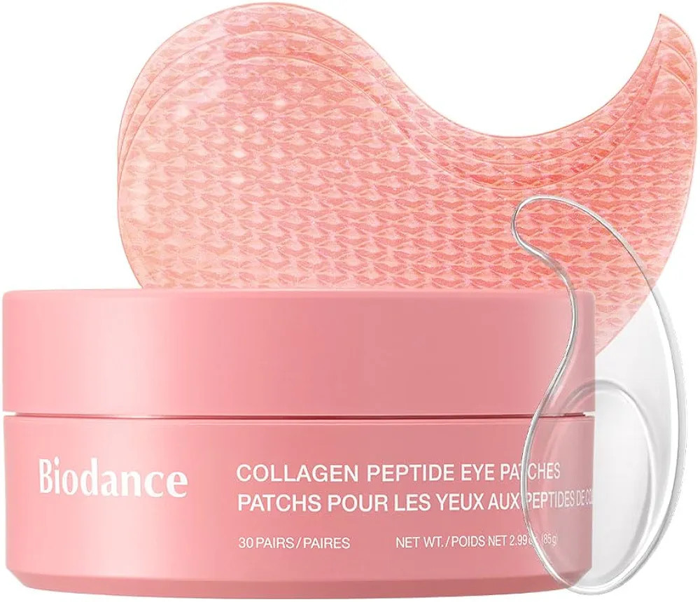 BIODANCE Collagen Peptide Eye Patches, Anti Wrinkle & Smile Line Patches for Face, Under Eye Mask... | Amazon (US)