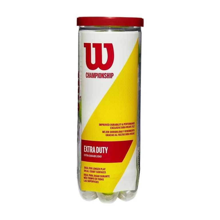 Wilson Championship Extra-Duty Tennis Balls (1 can, 3 balls) | Walmart (US)