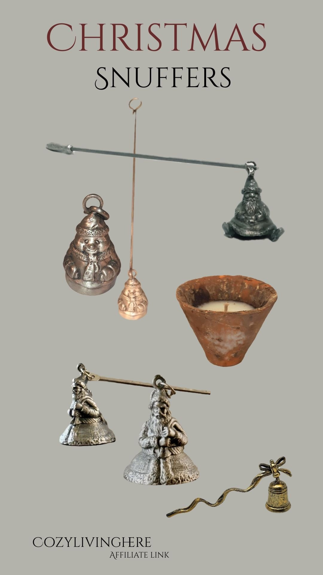 The cutest christmas snuffers 

#LTKHoliday #LTKHome #LTKStyleTip