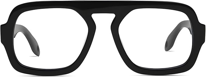 ADE WU Fashion Glasses for Women 70s Vintage Non Prescription Glasses Frames Retro Square Aviator... | Amazon (US)