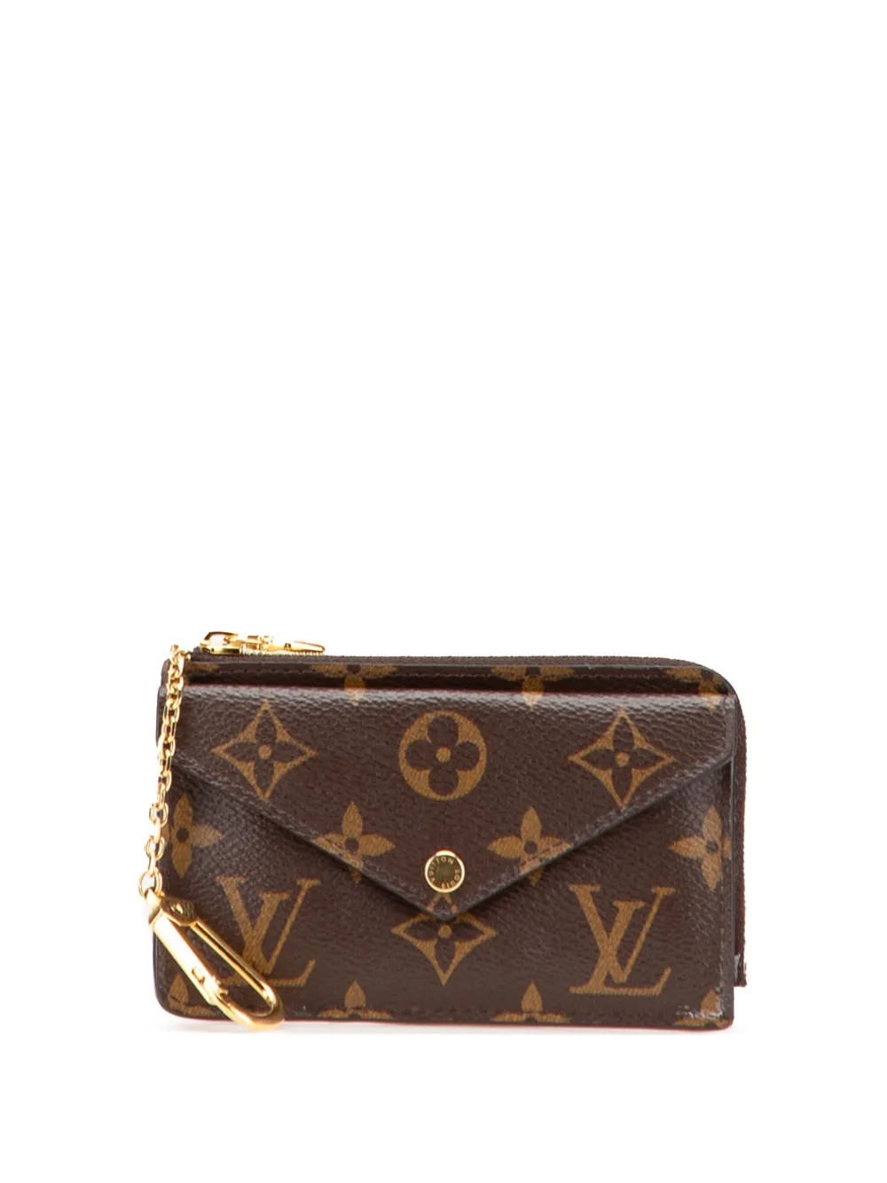 Louis Vuitton Pre-Owned 2021-2025 Monogram Recto Verso Card Holder | Brown | FARFETCH AU | Farfetch Global
