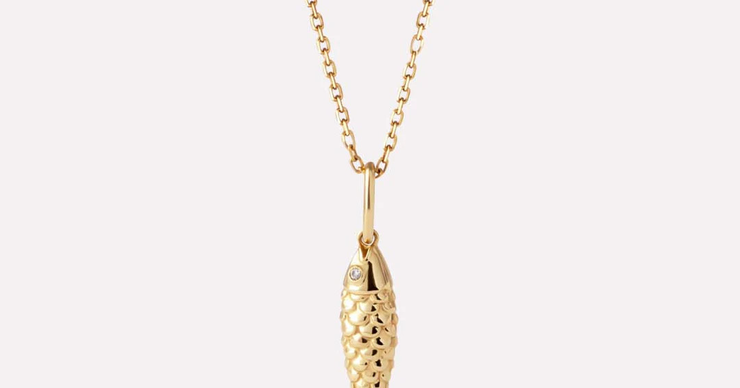 Gold Fish Necklace | Ana Luisa