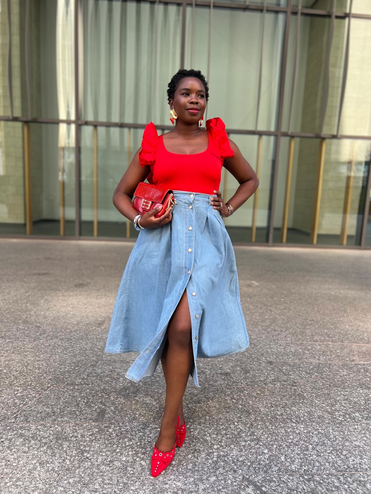 Denim skirts. 

#LTKgrwm