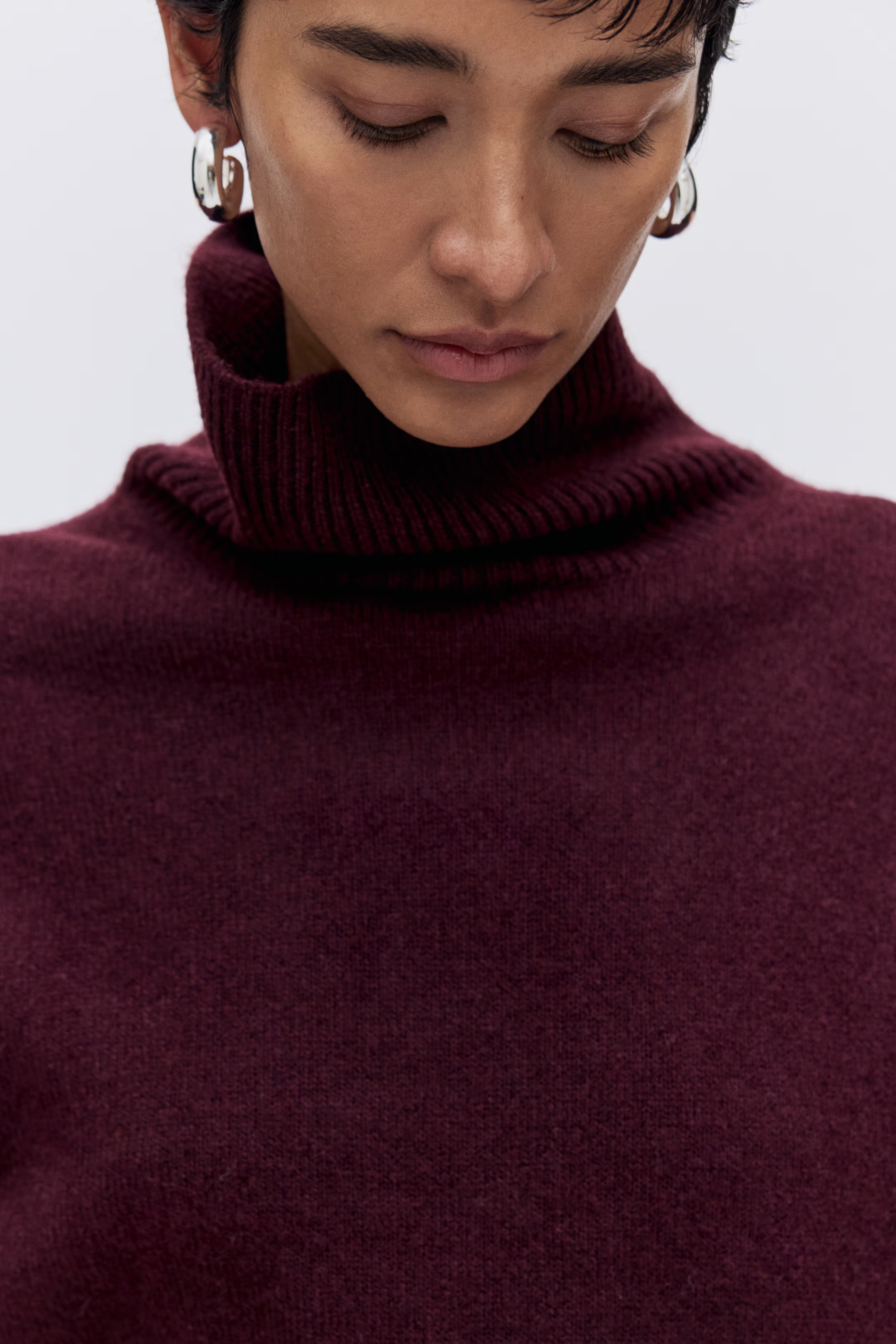 Loose-Fit Turtleneck Sweater | H&M (US + CA)