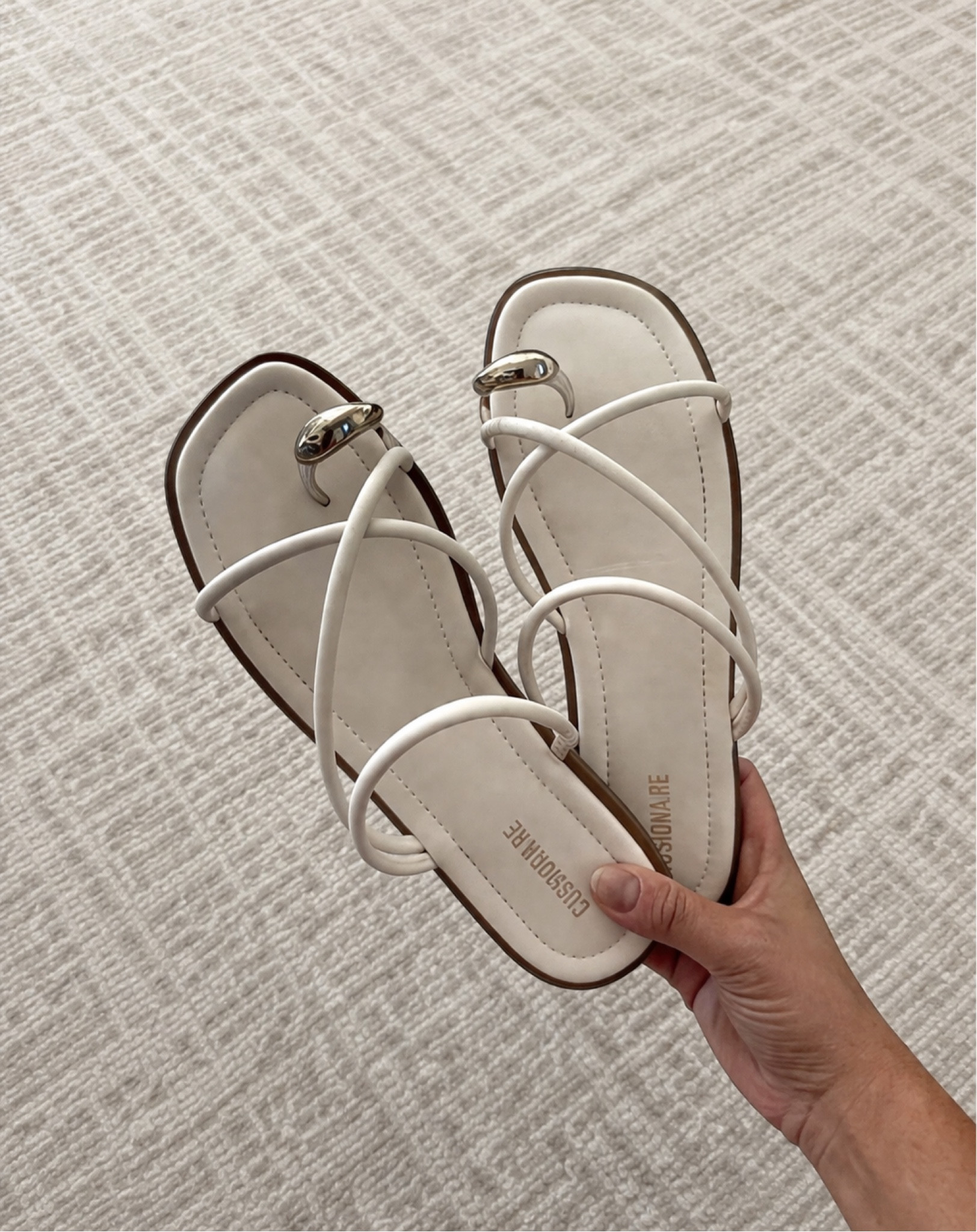 Vacation mode!
These sandals are so comfortable and go with just about anything. I love that they can be dressed up or dressed down, The gold-tone accent on the toe adds such a chic and elevated look to them 

#LTKSeasonal #LTKOver40 #LTKU