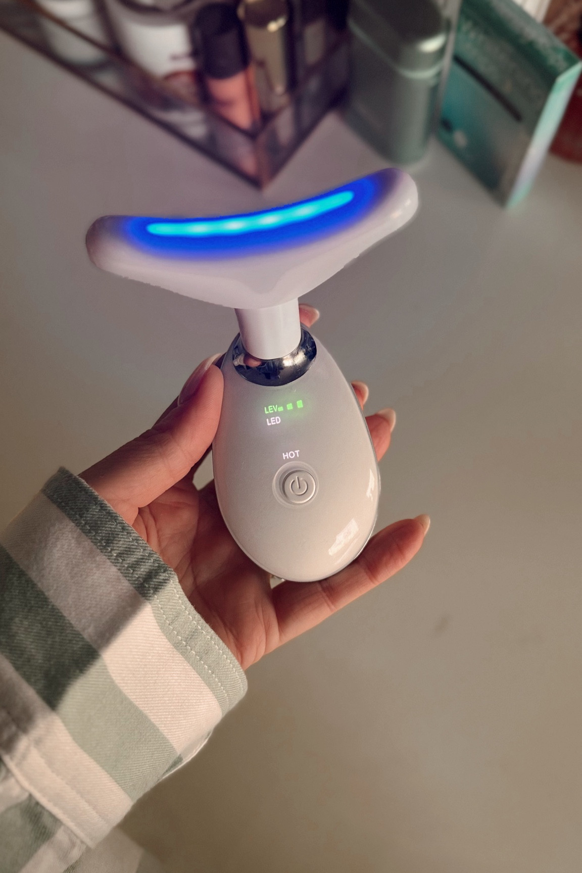 The IT Girl LED face device. This is the Amazon version and I Love it so much . #ledface #skin #skindevice 

#LTKFindsUnder50 #LTKBeauty