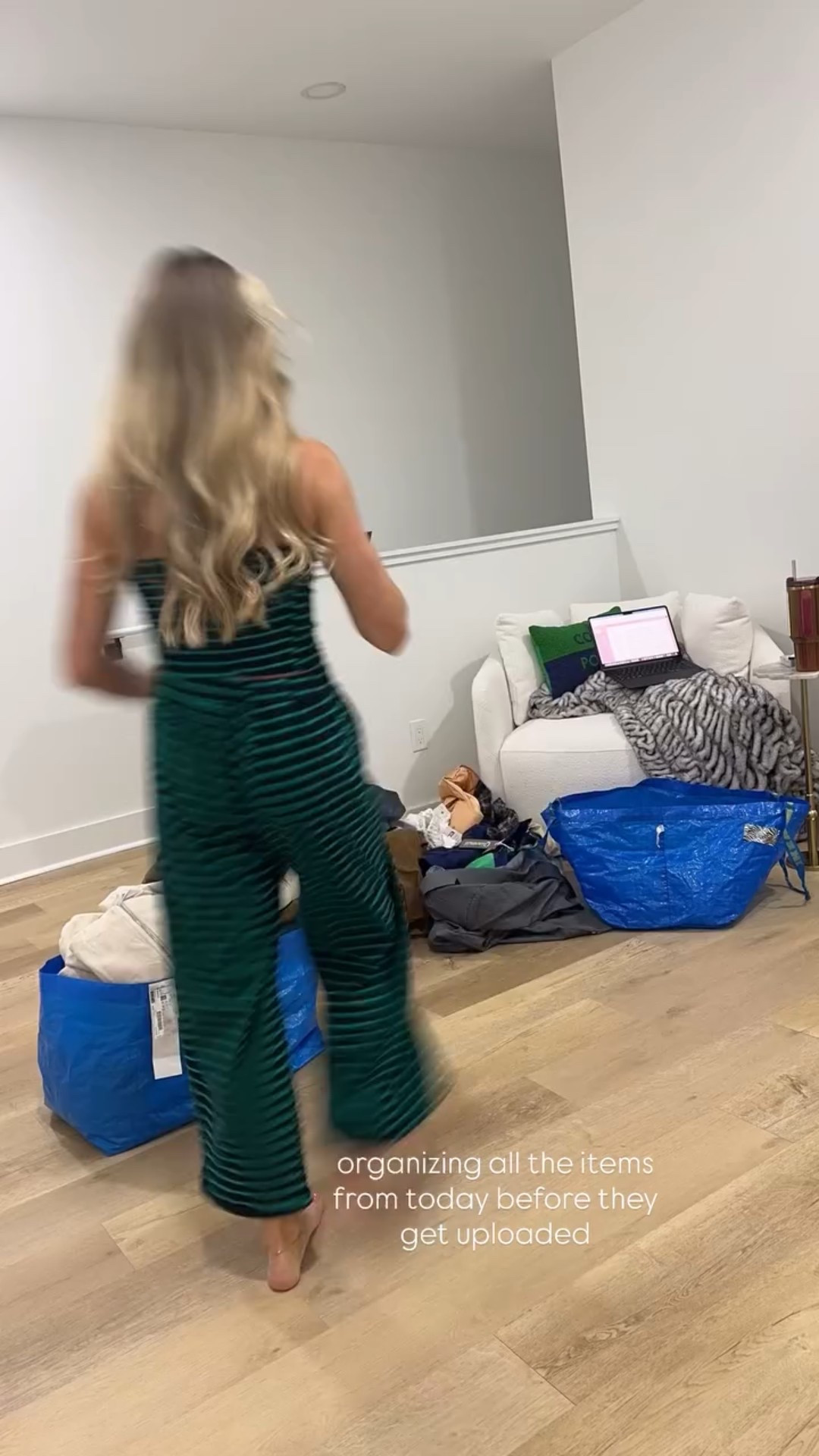 organizing all the items from today before they get uploaded