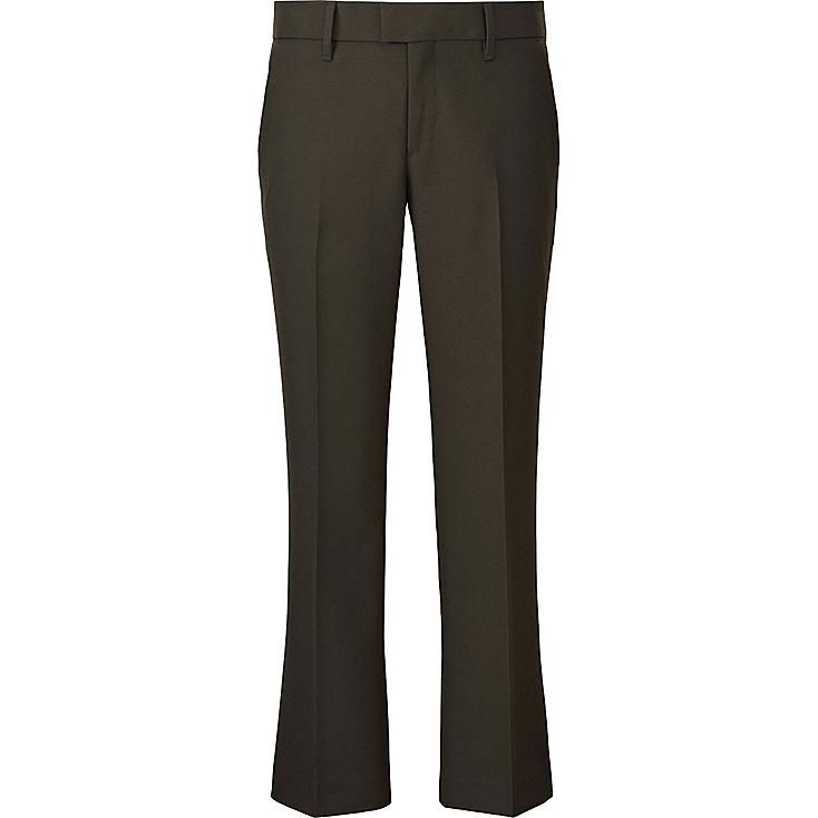 Women's Carine Wool Blend Pants - Size size 0 in Olive by UNIQLO | UNIQLO (US)