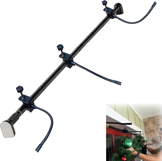 Garland Hanger for Front Door, Adjustable Fits 32"- 80" Doors, Heavy-Duty Christmas Halloween Dec... | Amazon (US)