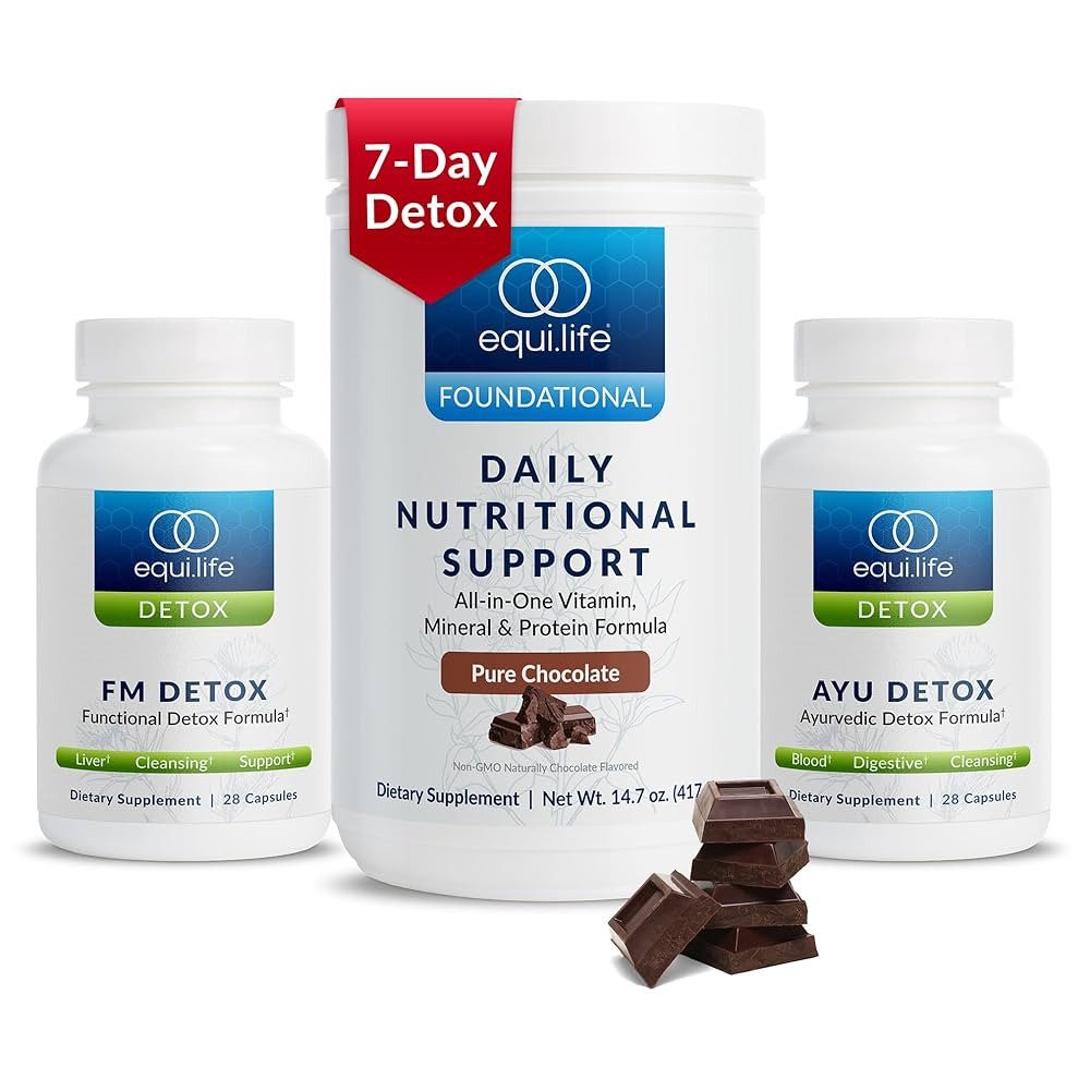 Equilife Dr. Cabral Detox, 7 Day Program with Plant Based Protein, Vitamins, Amino Acids, & Miner... | Amazon (US)