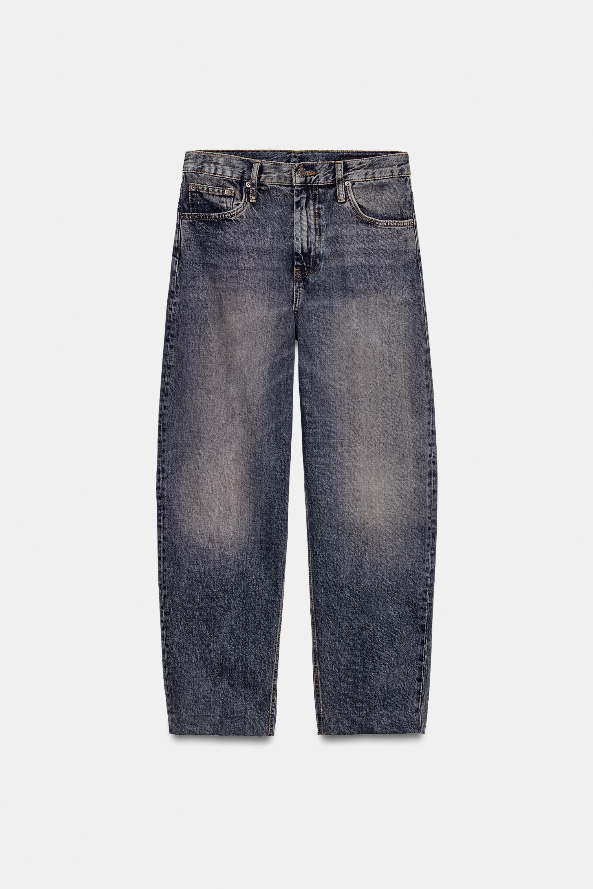 ZW COLLECTION BARREL HIGH-WAIST JEANS | Zara US