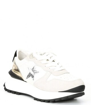 Major Star Suede and Leather Retro Platform Sneakers | Dillard's