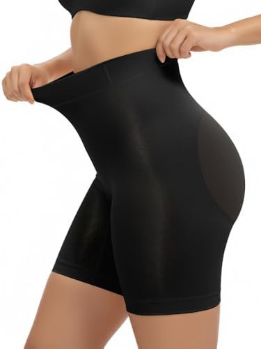 SHAPERX Tummy Control Underwear for Women – Mid-Waisted Seamless Shapewear Shorts Anti-Rolling ... | Amazon (US)