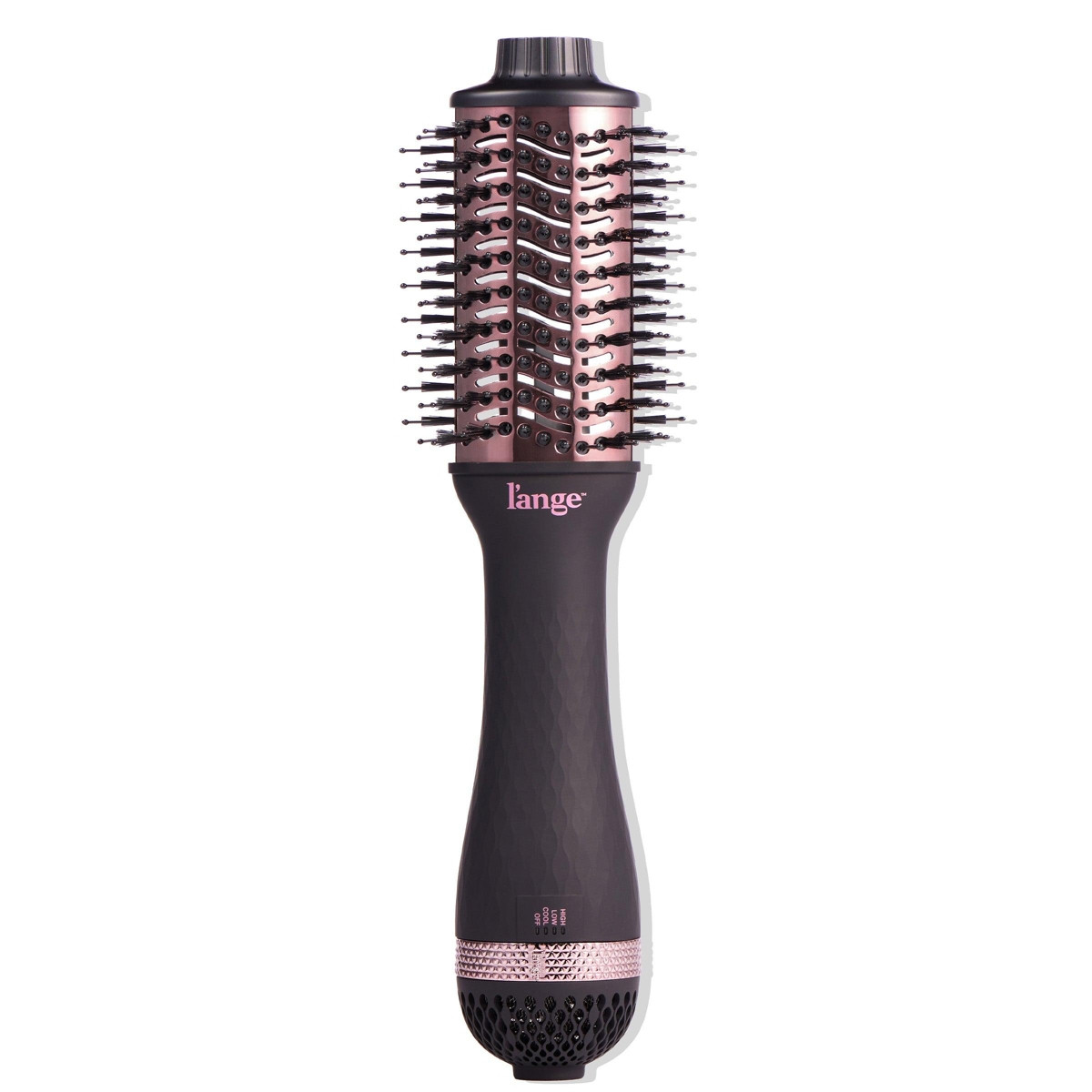 L'ange Le Volume 2-in-1 Titanium Brush Dryer - Black | Macy's
