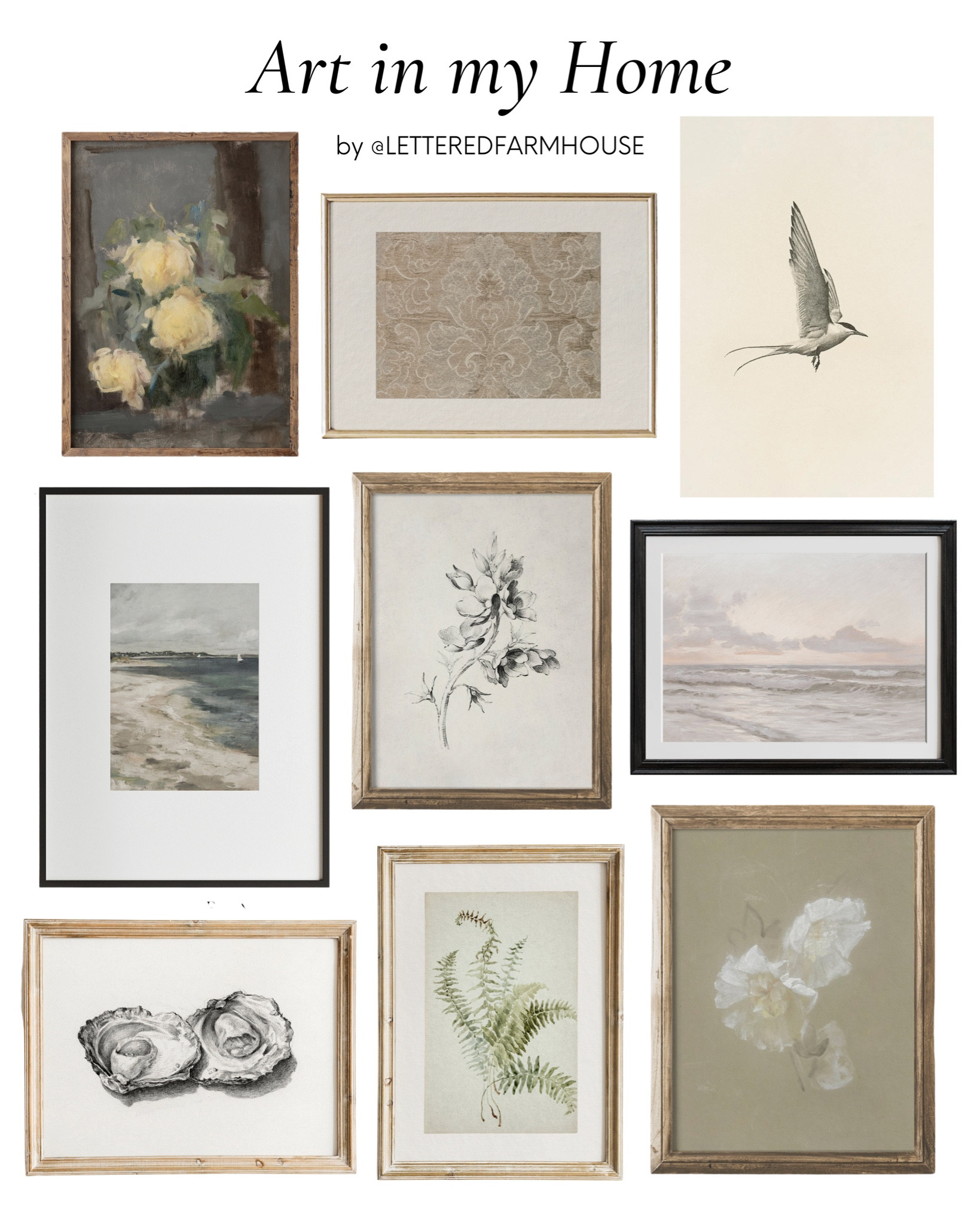 ARTWORK IN MY HOME by The Lettered Farmhouse 

landscape printable / printable wall art / Etsy art / artwork on Etsy / vintage wall art / juniper print shop / flower painting / fern painting / oyster painting / tapestry artwork 

#LTKhome #LTKunder50 #LTKstyletip