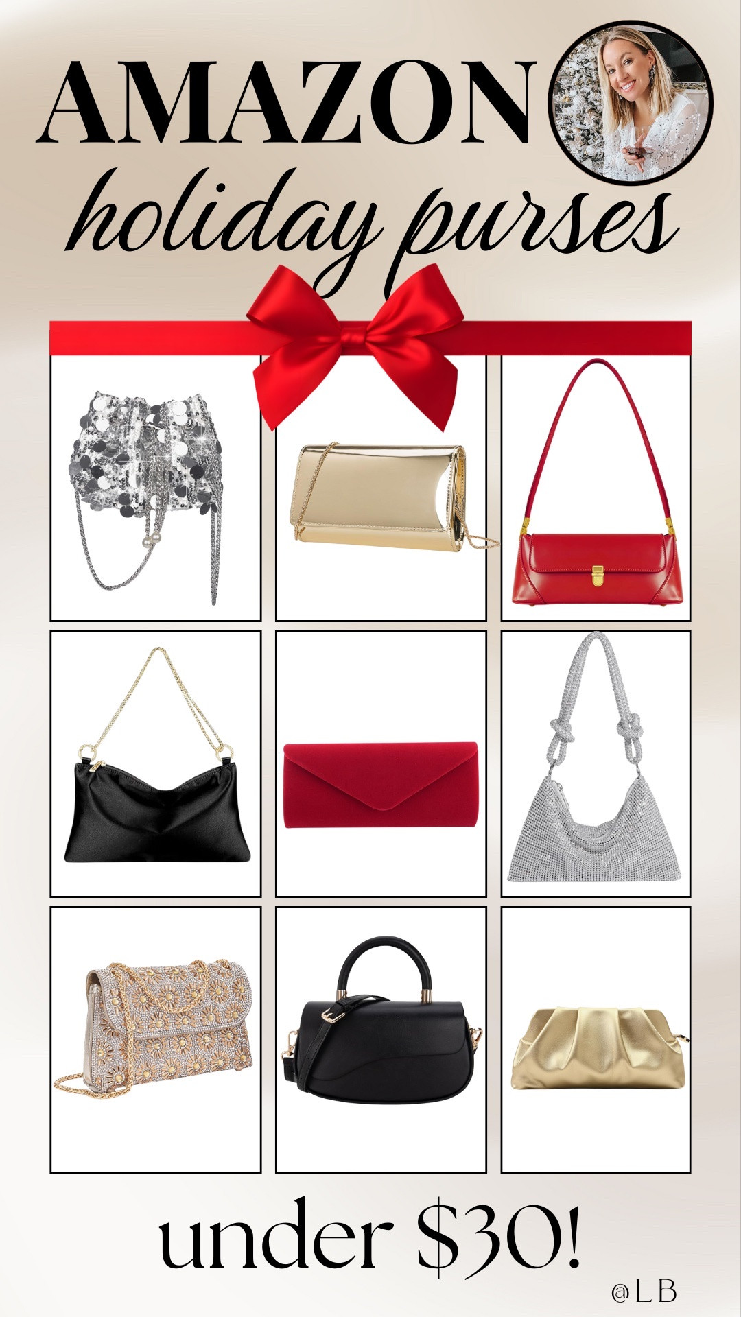 The cutest holiday bags under $30! 

#LTKHoliday #LTKFindsUnder50