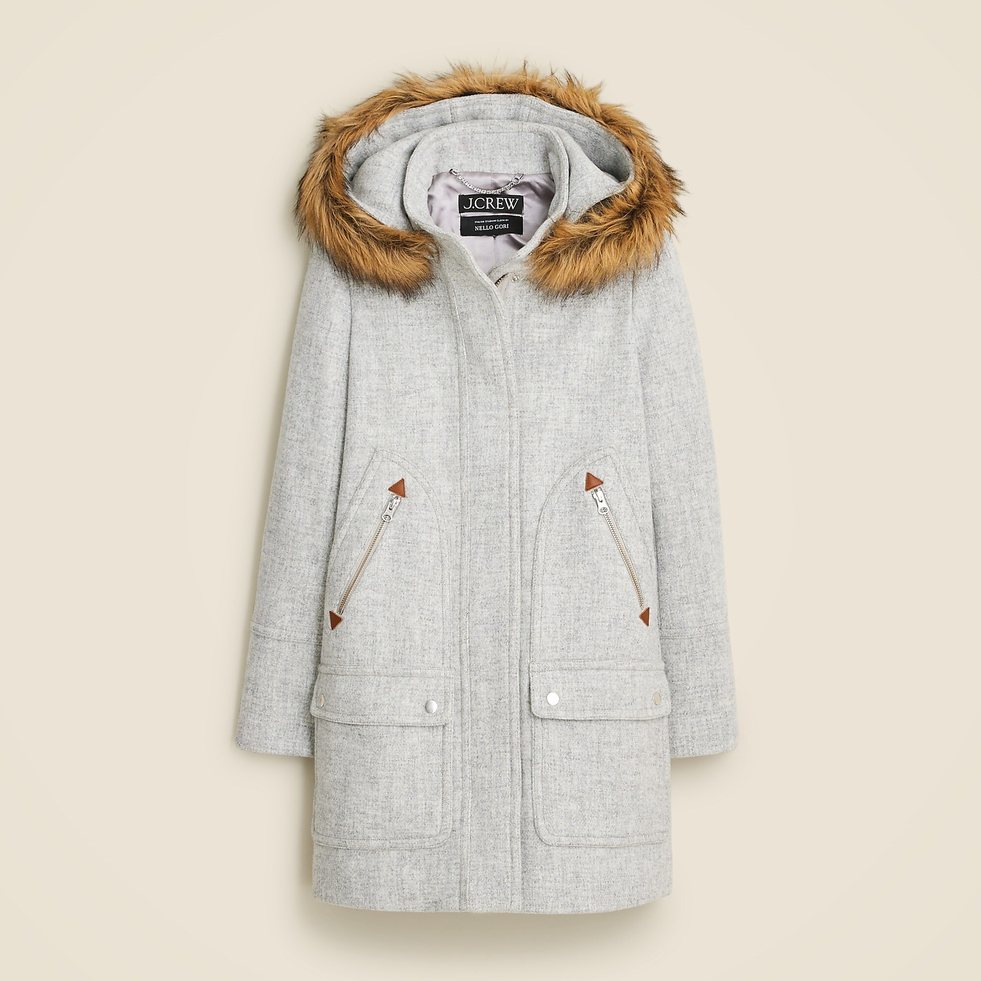 New chateau parka in Italian stadium-cloth wool | J. Crew US