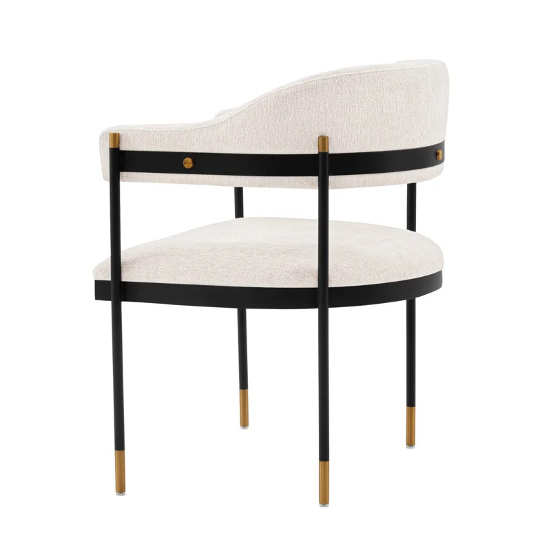 Mercer41 Lenahan Chenille Metal Side Chair Dining Chair & Reviews | Wayfair | Wayfair North America