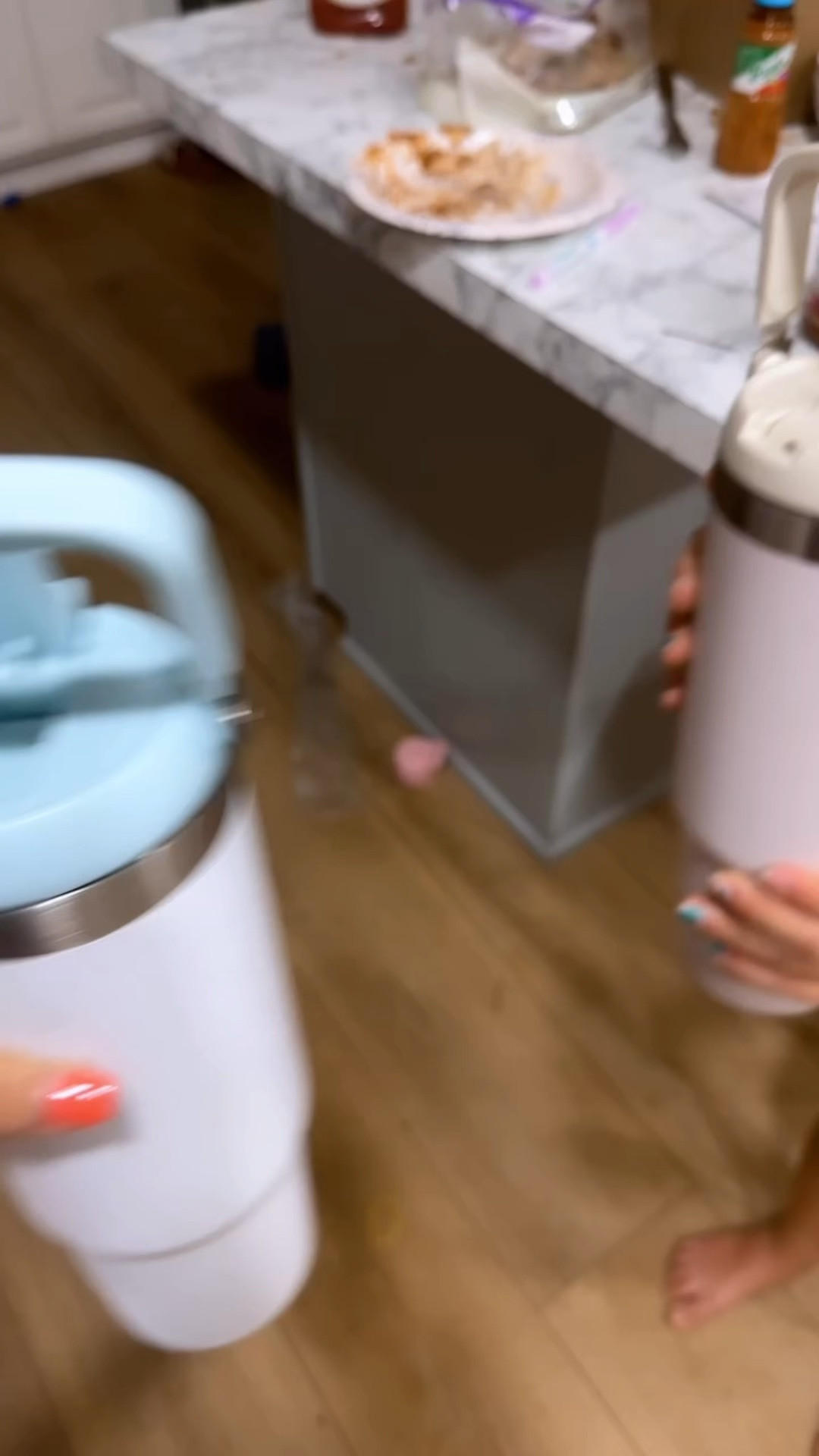 New tumblers from Walmart!!! So gorgeous. I got the white speckled with blue & my daughter insisted she get one! We got her the tan (which has a slight pink tint). The best Ice flow Stanley dupe! 

Teacher gift idea, Stanley cup, Ozark trail, camping cup, insulated water bottle, kids 30oz water bottle for school 

#LTKActive #LTKVideo #LTKKids