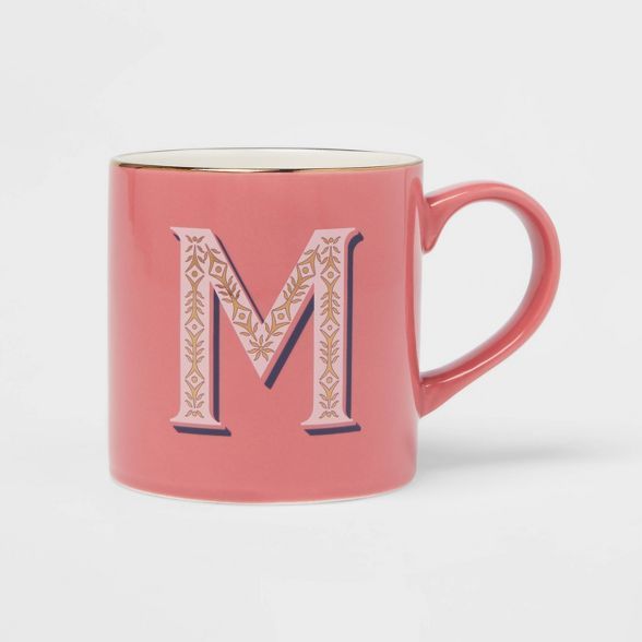 16oz Stoneware Monogram Mug - Opalhouse™ | Target