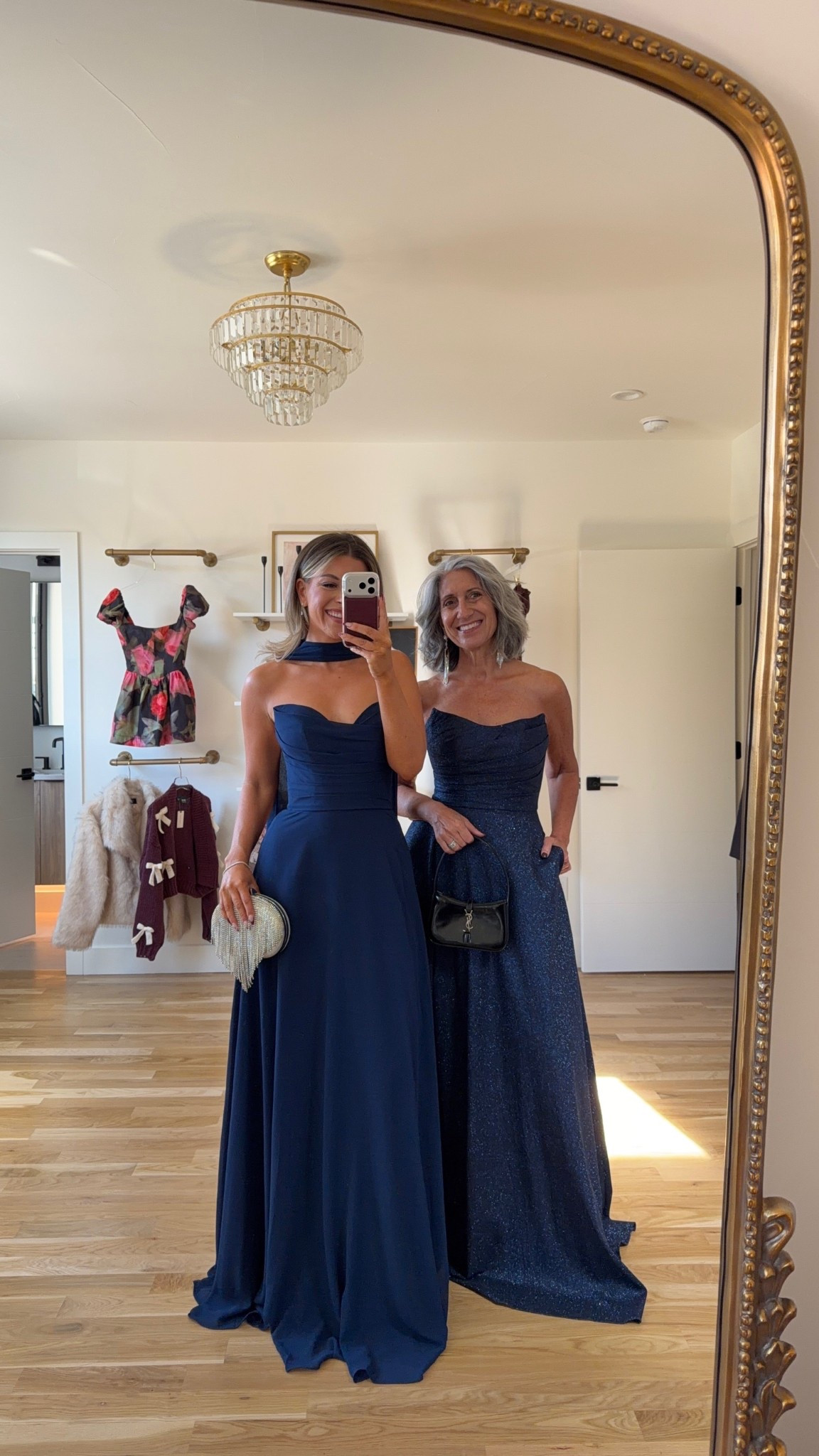 Mom and me wedding guest dresses navy formal event gowns

Electric picks code: emerson20

Wearing my usual small/2
Mom wears a medium/6

Wedding guest
Formal event
Sequin
Neck scarf
Fall event
Black tie
Strapless
Mother of the bride
Special occasion 

#LTKParties #LTKSeasonal #LTKWedding