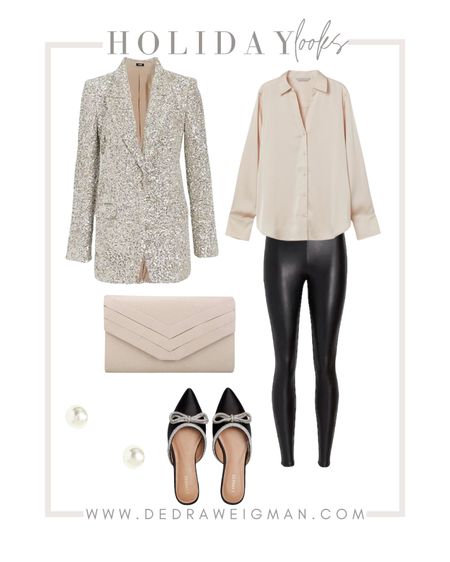 This is such a fun holiday outfit! Loving this sequence blazer! Christmas outfit 

#holidayoutfit #christmasoutfit 

#LTKSeasonal #LTKHoliday #LTKstyletip