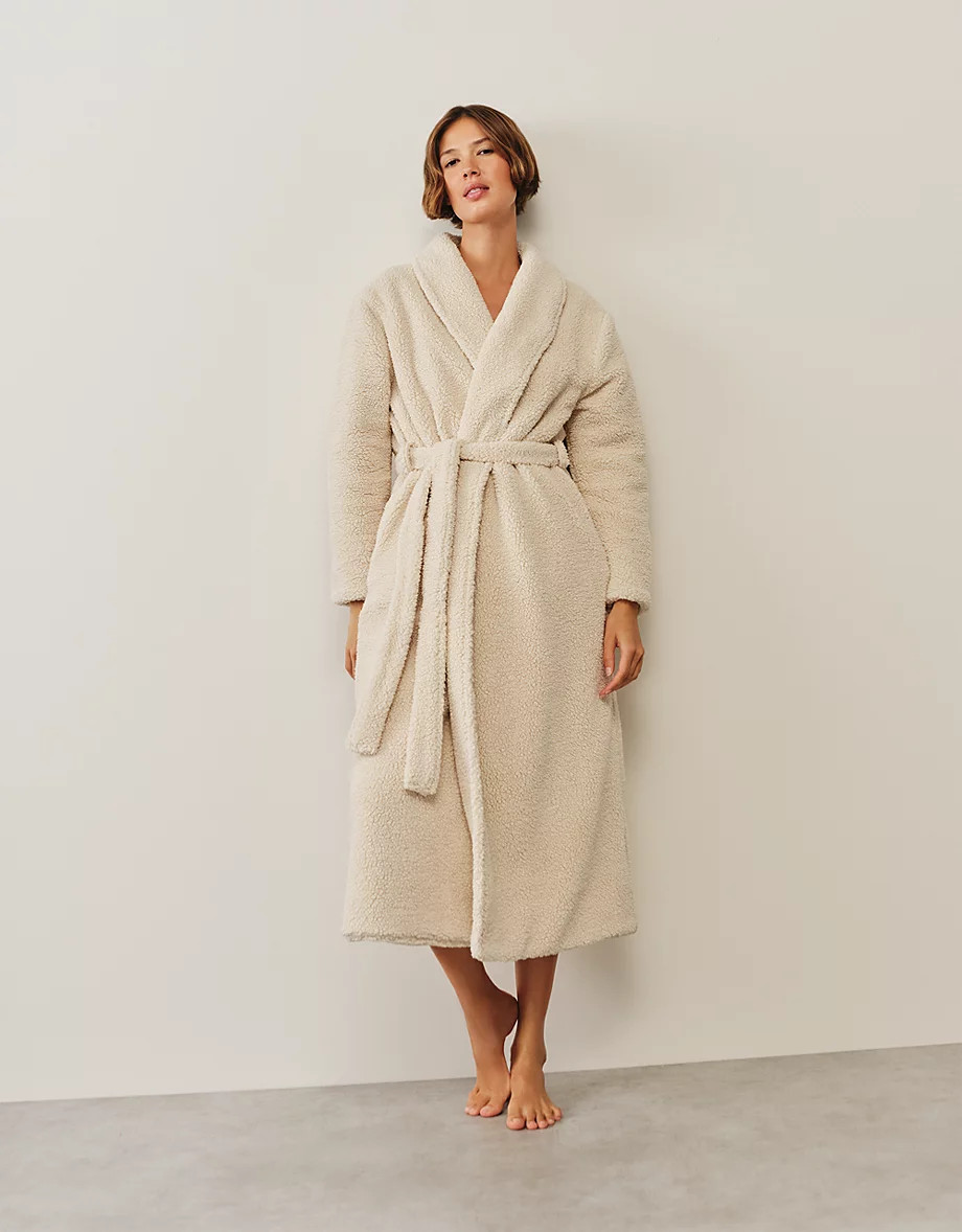 Super Soft Long Snuggle Robe | The White Company UK & ROW