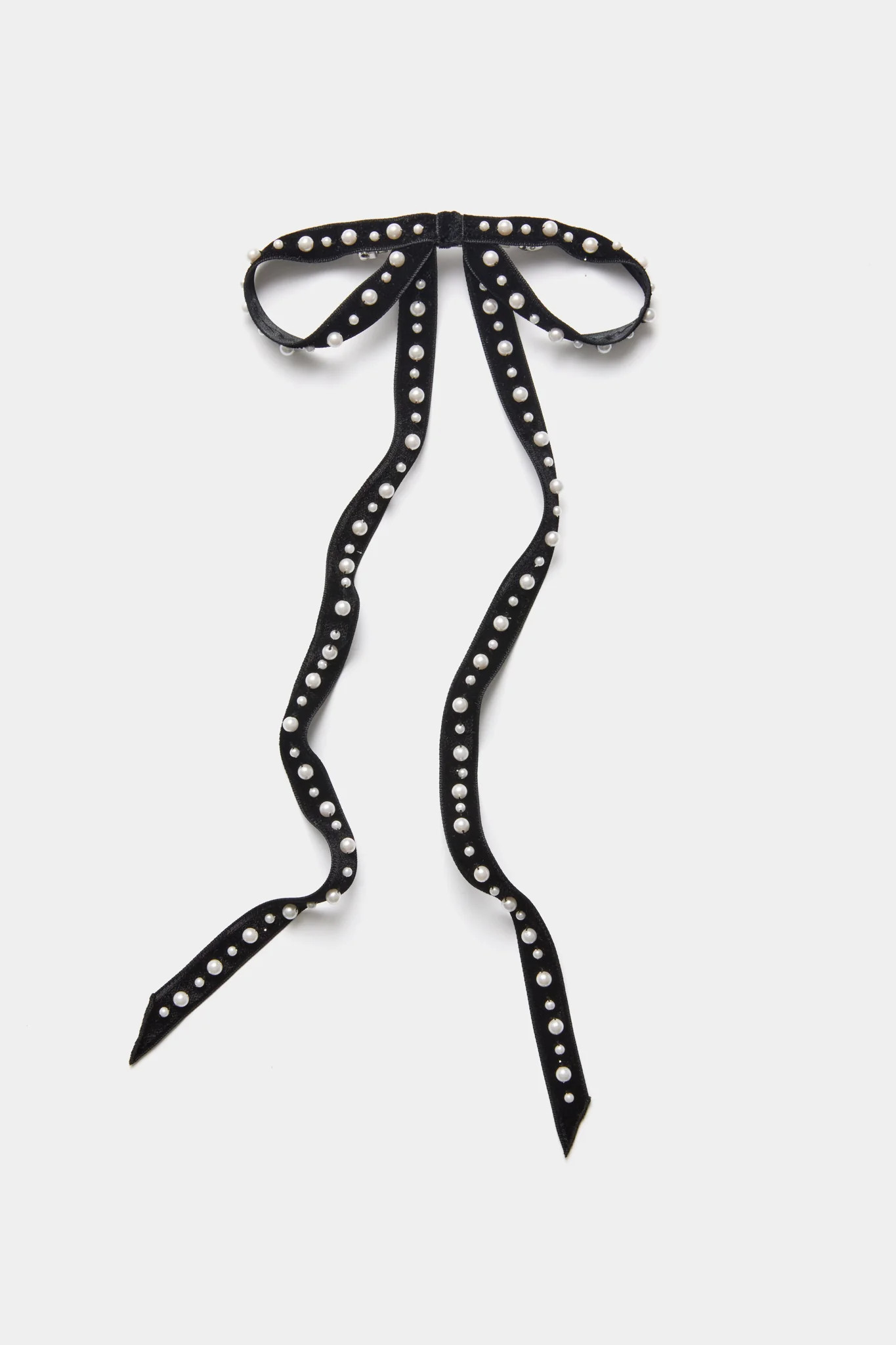 Black Pearl Annalee Bow Barrette | Tuckernuck (US)