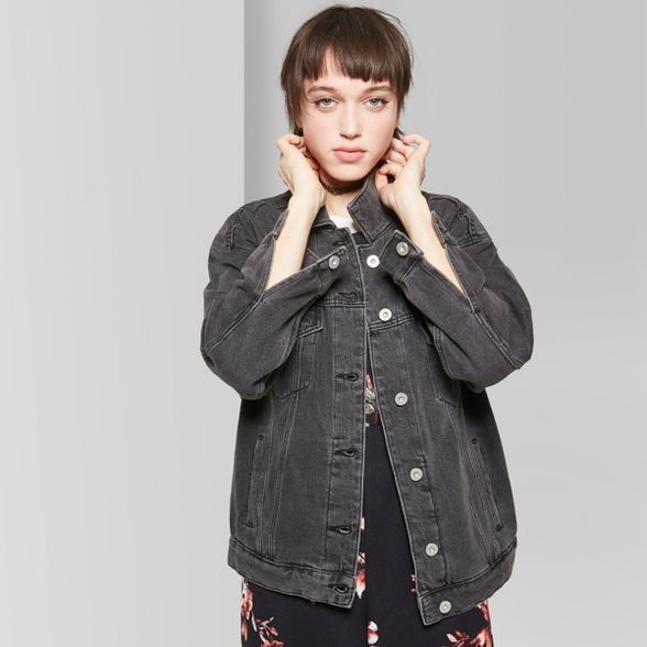 Women's Denim Trucker Jacket - Wild Fable™ | Target