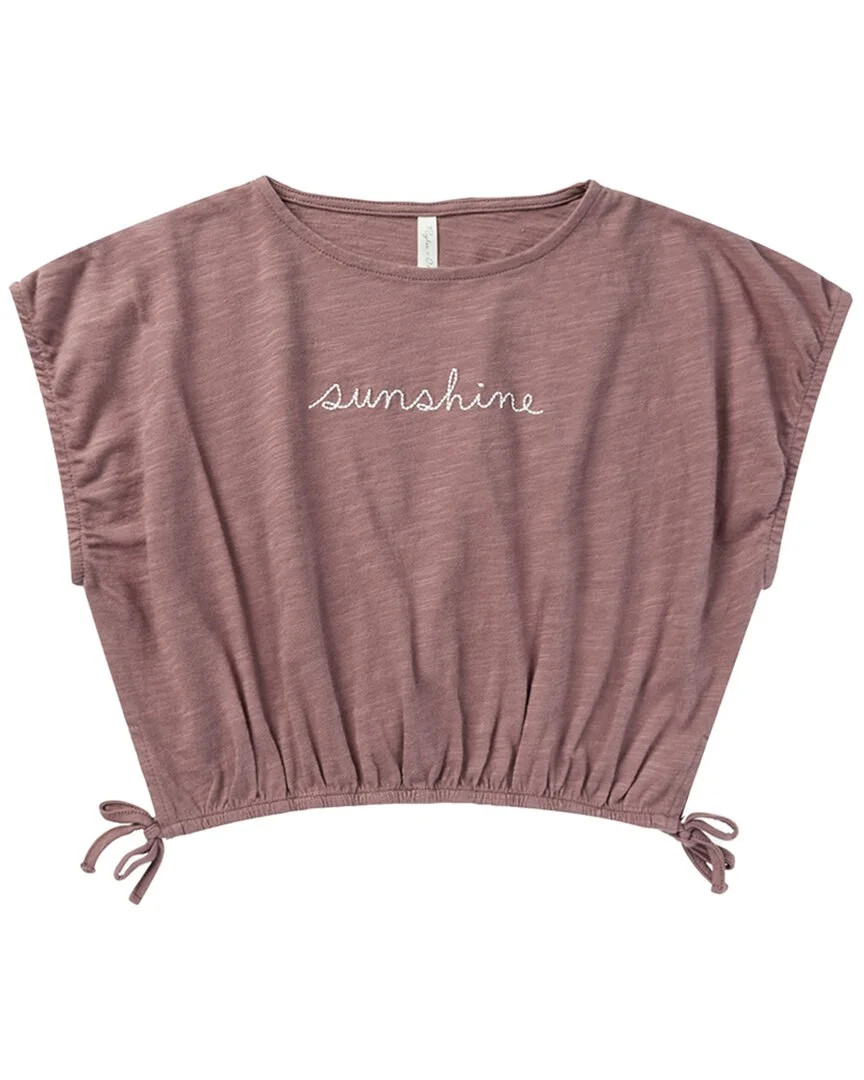 Rylee & Cru girls Rylee + Cru Collective Cropped Cinched T-Shirt, 2-3y | Walmart (US)