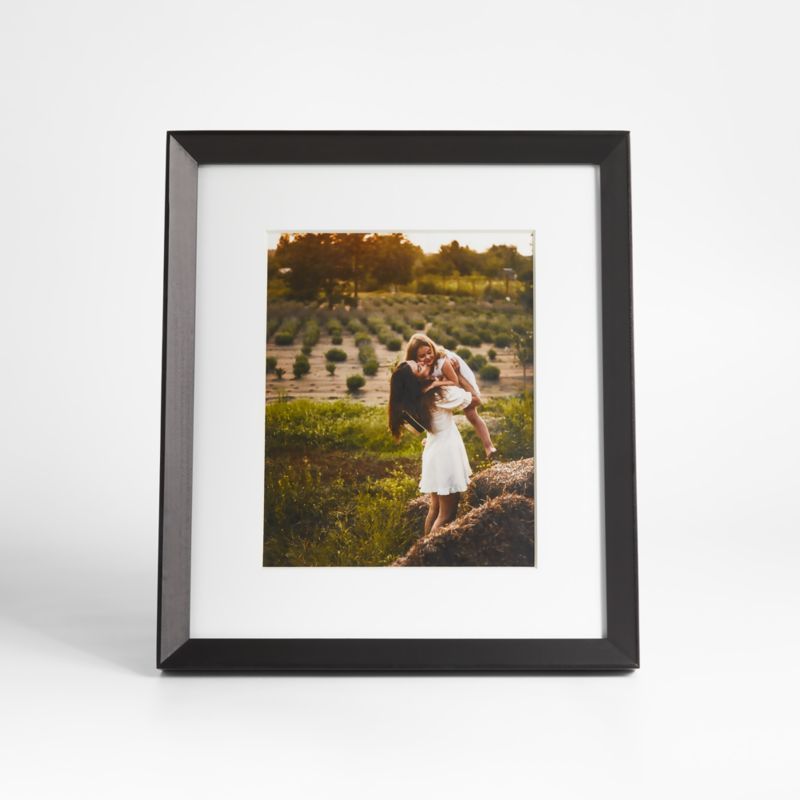 Icon Wood 8x10 Black Picture Frame + Reviews | Crate & Barrel | Crate & Barrel