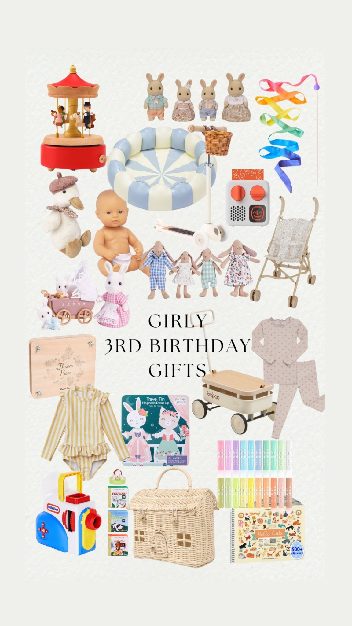 Girly 3rd birthday gift ideas from Amazon! 