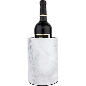 Homeries Marble Wine Chiller Bucket - Wine & Champagne Cooler for Parties, Dinner – Keep Wine & Beve | Amazon (US)