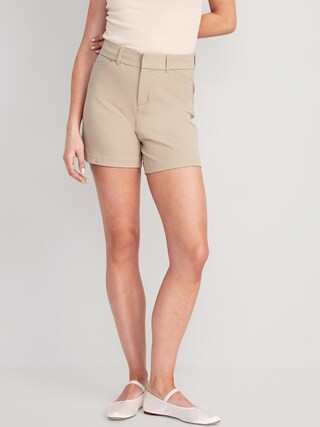 High-Waisted Pixie Trouser Shorts -- 5-inch inseam | Old Navy (US)