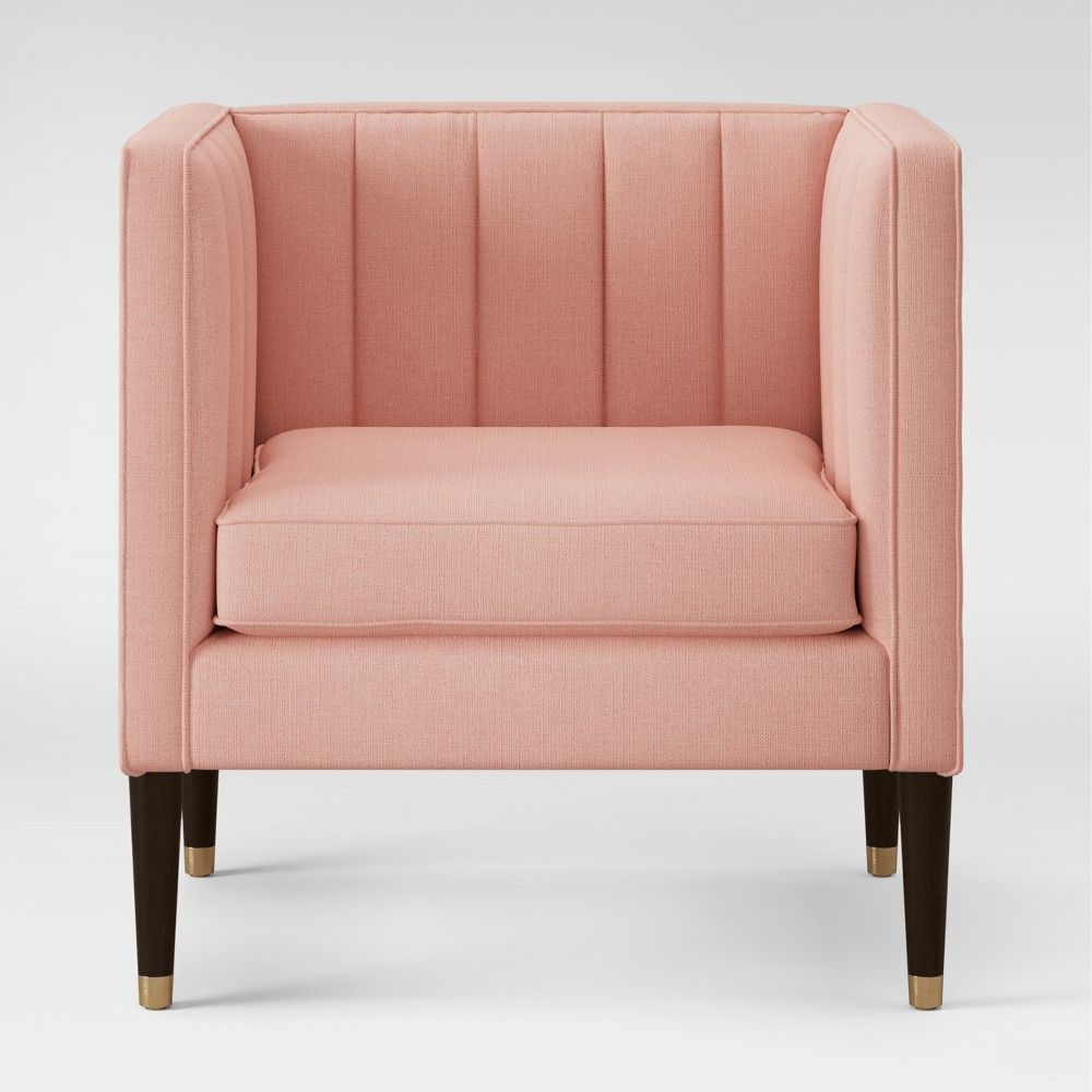 Soriano Channel Tufted Chair Blush - Project 62 , Adult Unisex | Target