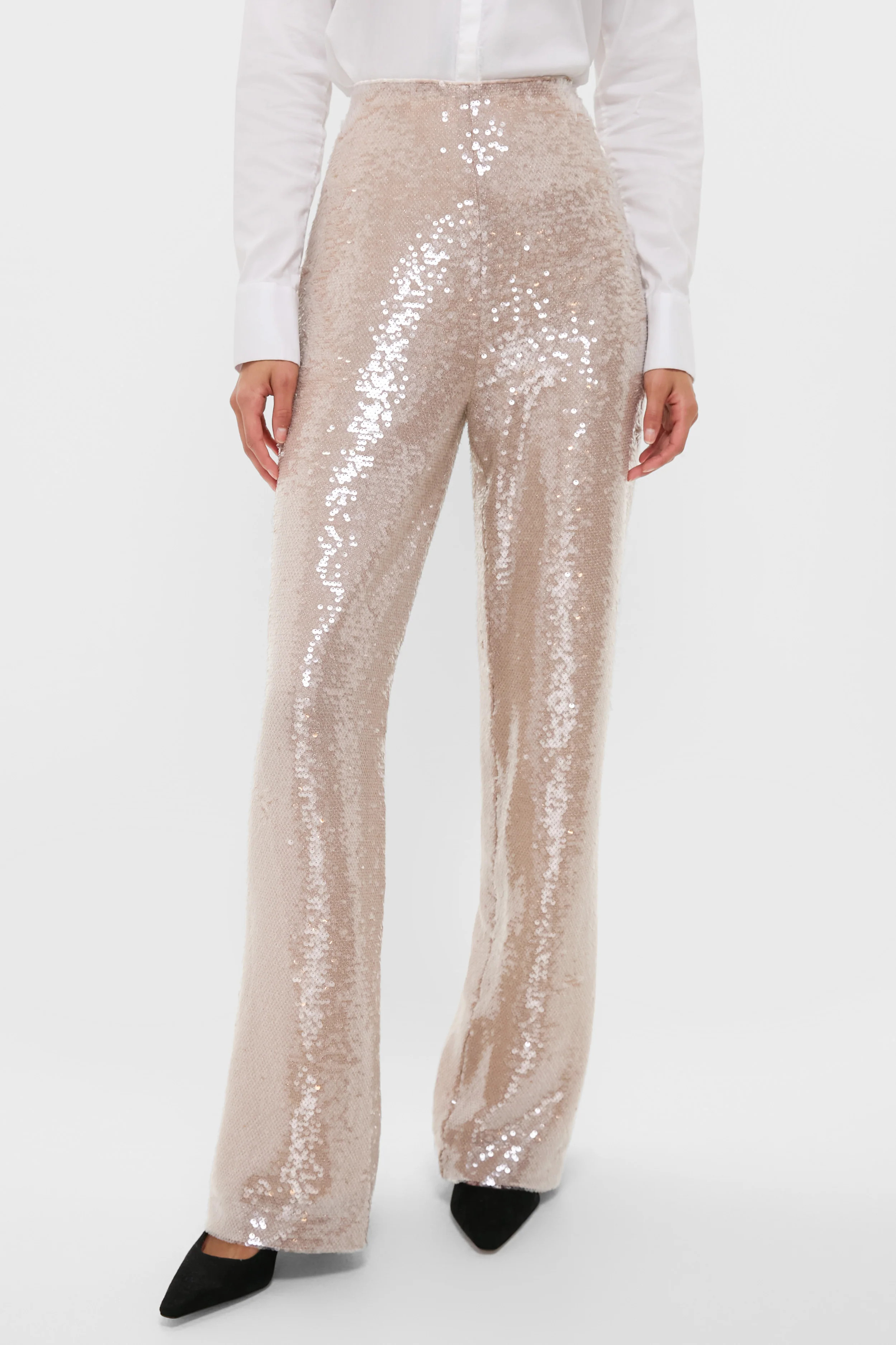 Champagne Sequin Tatum Pants | Tuckernuck (US)