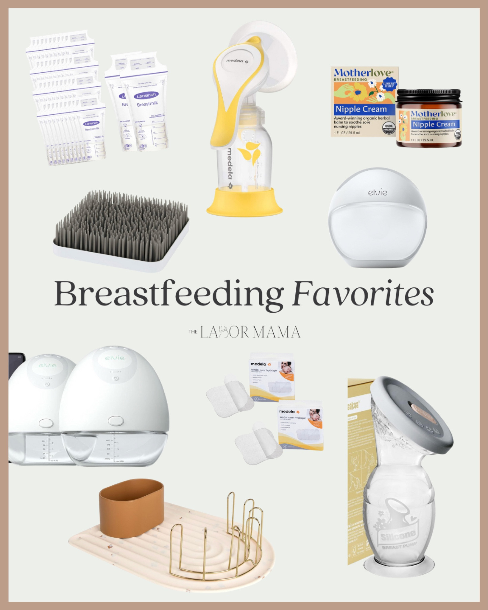 Some of my fav products over the years! For both breast care, milk collecting, and storage! 