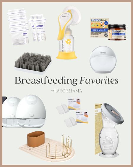 Some of my fav products over the years! For both breast care, milk collecting, and storage! 