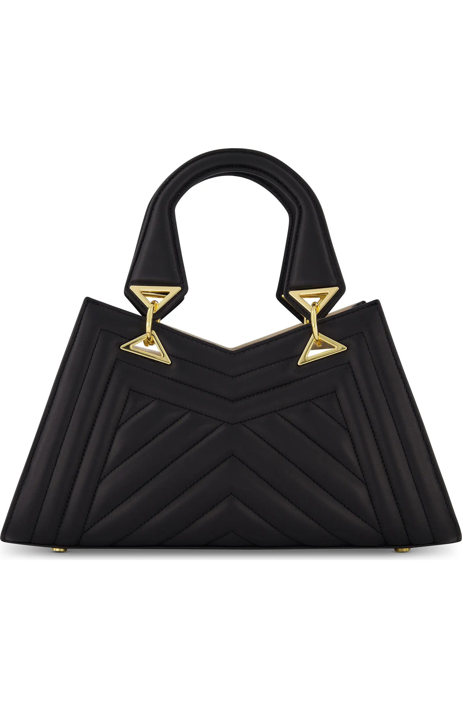 Mac Duggal Quilted Napa Leather Angular Handbag | Nordstrom | Nordstrom