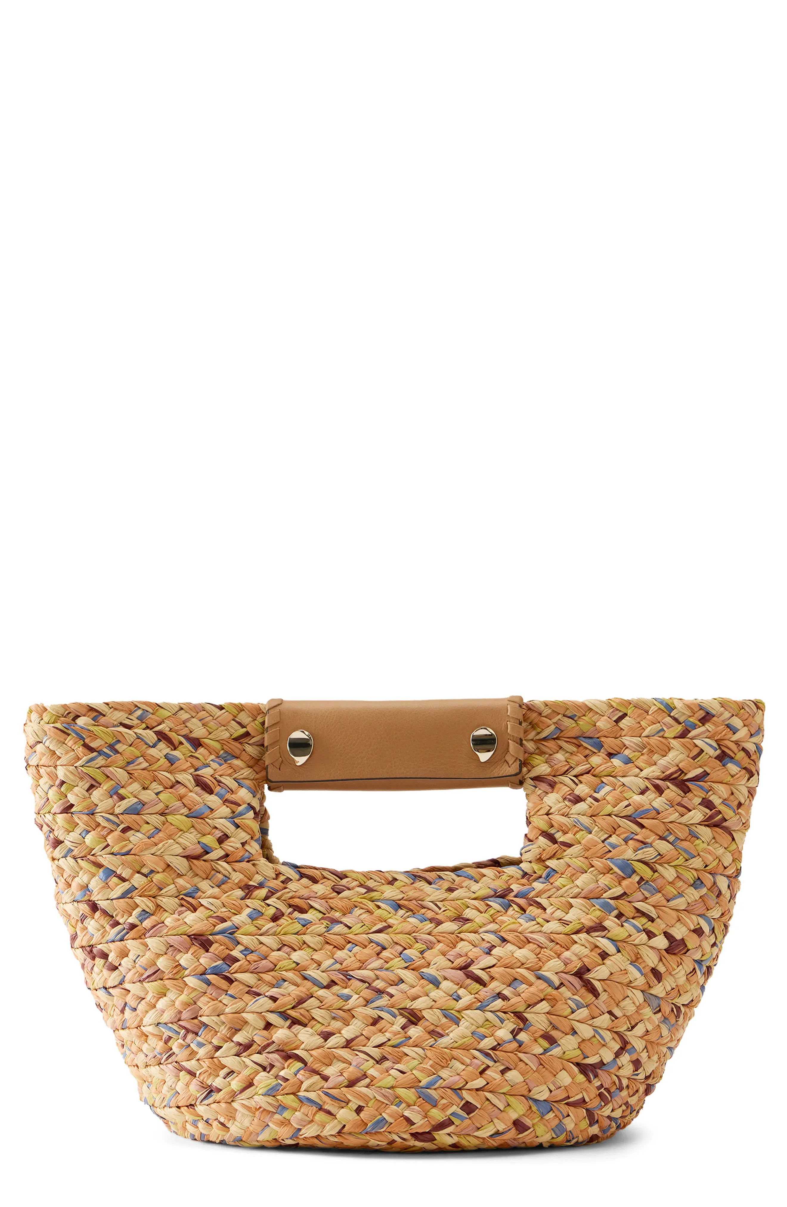 Mini Remi Braided Raffia Tote (Women) | Nordstrom | Nordstrom