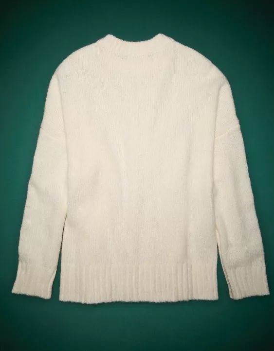 AE77 Premium Mohair Boyfriend Sweater | American Eagle Outfitters (US & CA)