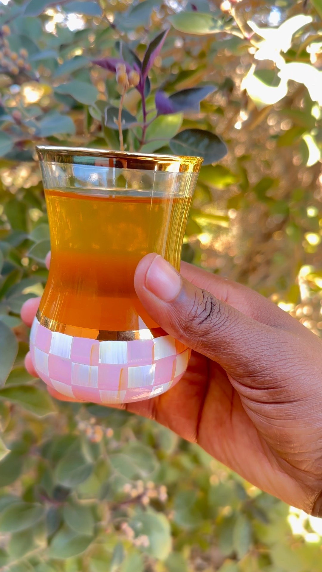 Afternoon tea made whimsical with my Mackenzie-Childs tea glass. 💕How cute would a Valentine’s Day tea party be with these on your table? The tea glasses can be hard to find, but there are 8 oz tumblers and a glass mug in this pattern too.💕😻🫶🏾

#LTKselfcare #LTKValentine #LTKHome
