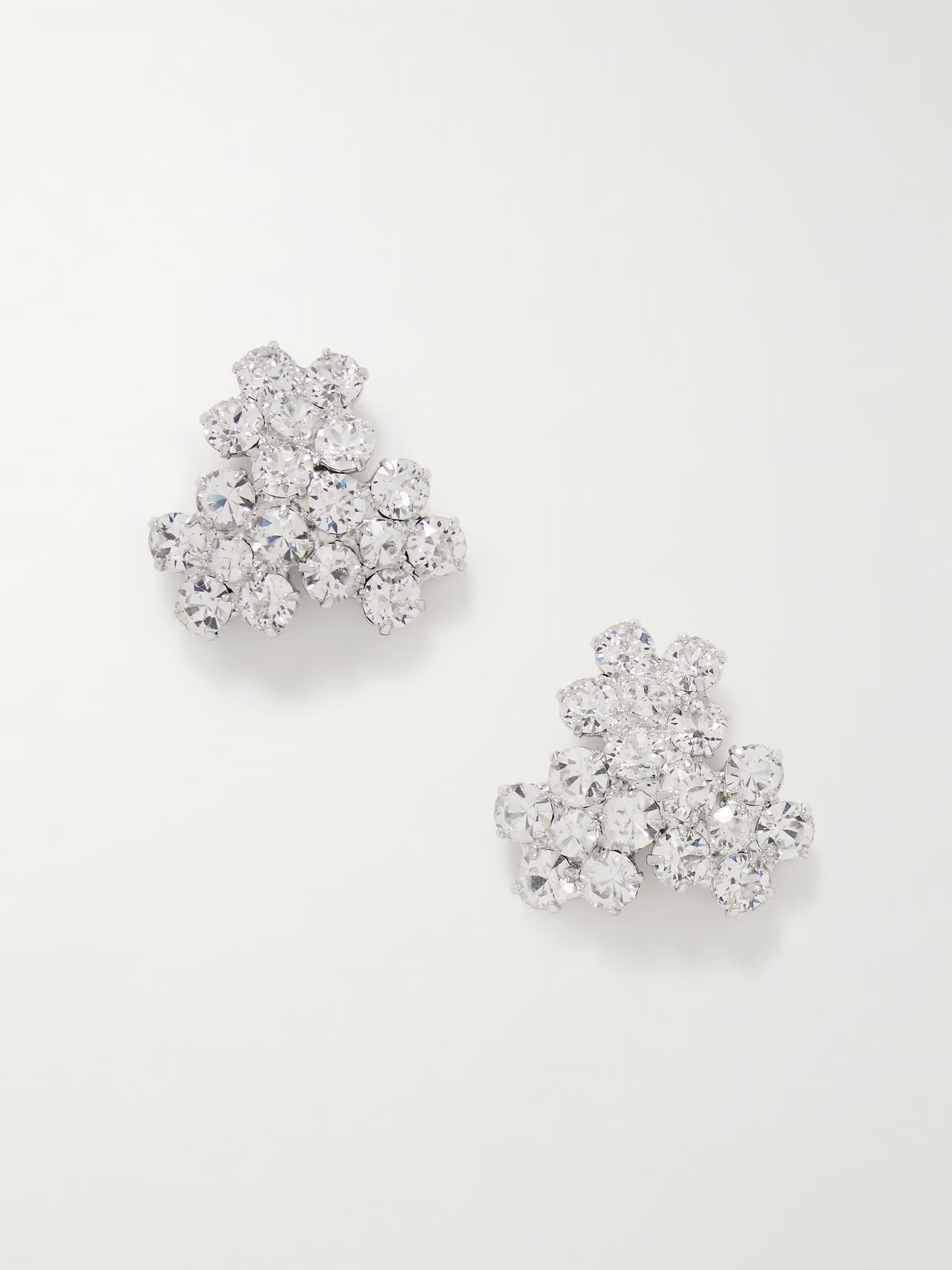 Jennifer Behr - Violet Silver-plated Swarovski Crystal Earrings - One size | NET-A-PORTER (US)
