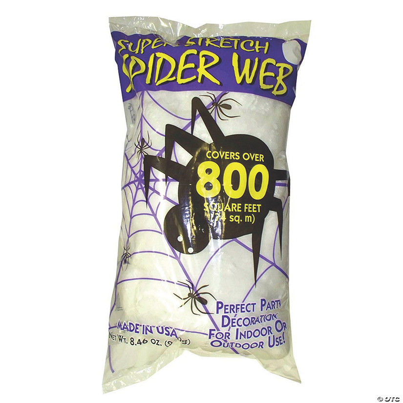 White Spider Web Halloween Décor | Oriental Trading Company